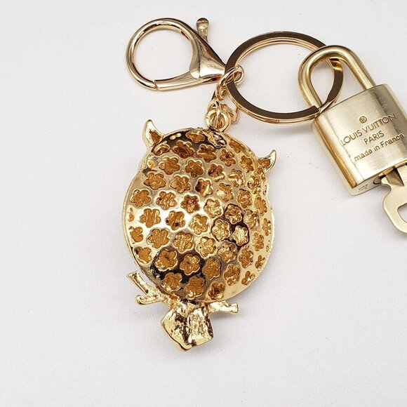 100% Auth Louis Vuitton Lock & Key with unbranded Bagcharm, Keycharm, Keychain - Picture 3 of 7